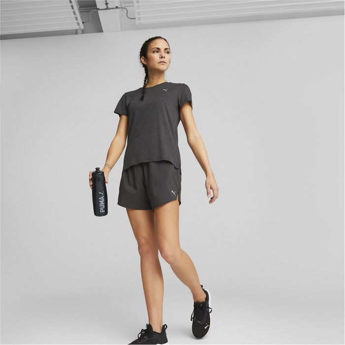 Run Favorite Heather Short Sleeve Tee Running Top Womens