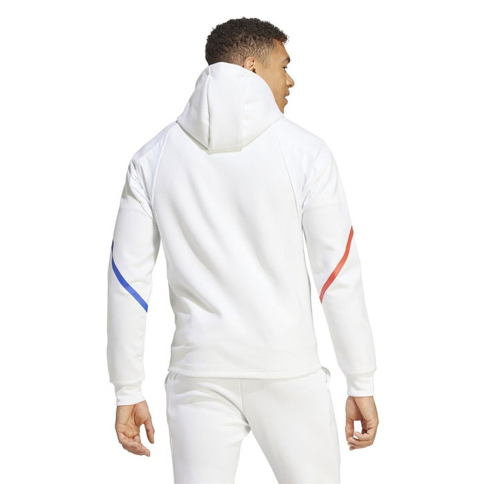 Olympique Lyonnais Designed for Gameday Full Zip Hoodie Adults