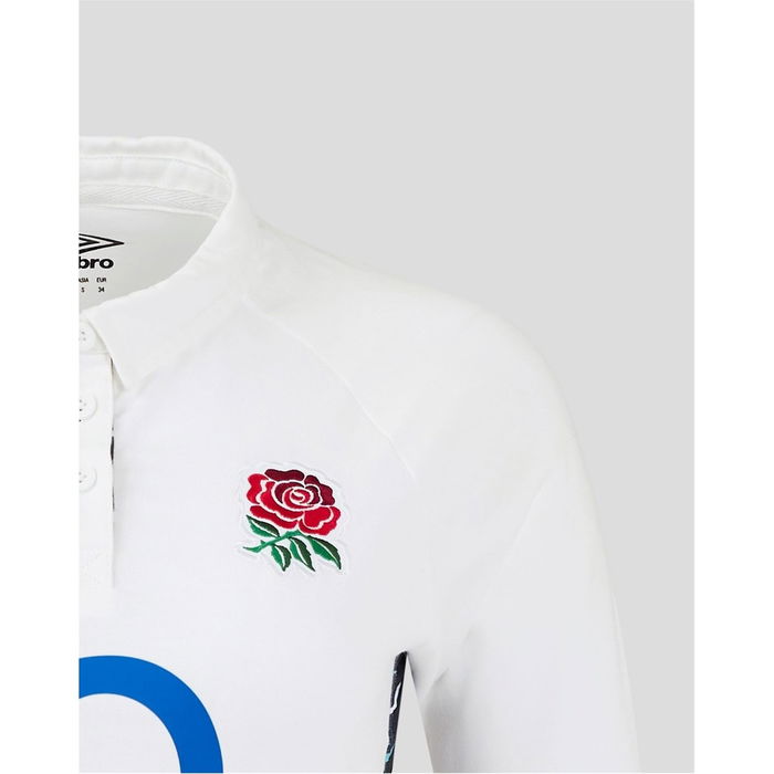 England Rugby Long Sleeve Home Shirt 2024 Womens