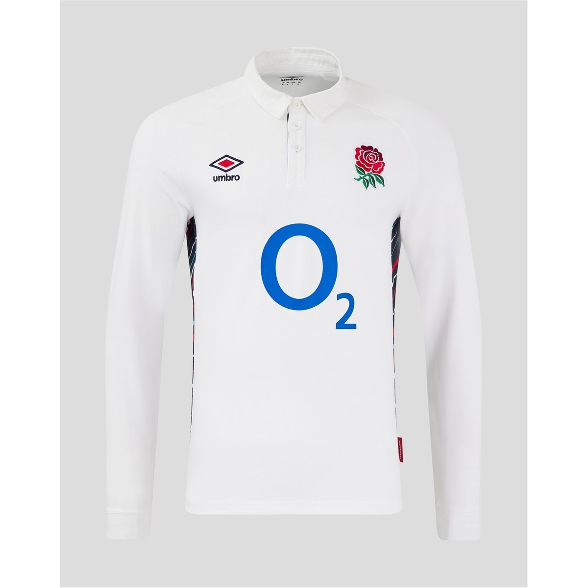 Umbro England Rugby Classic Home Long Sleeve Shirt 2024 2025