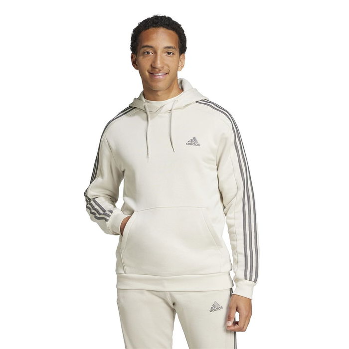 Fleece 3 Stripes Hoodie Mens