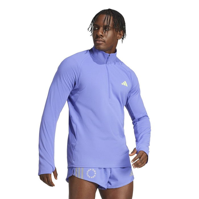 ADIZERO Quarter Zip Running Top Mens