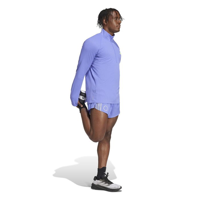 ADIZERO Quarter Zip Running Top Mens