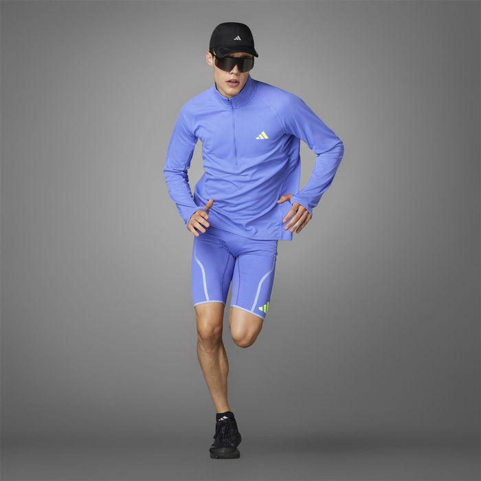 ADIZERO Quarter Zip Running Top Mens