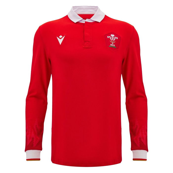 Wales 24/25 Home L/S Classic Shirt Mens