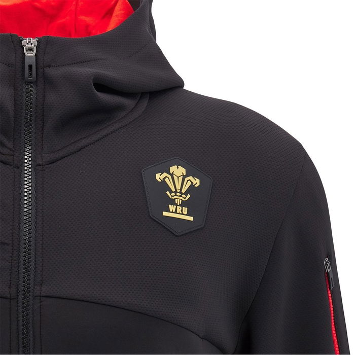 Welsh Rugby Union Zip Hoodie 2024 2025 Adults