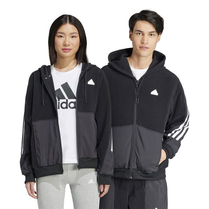 FI Three Stripes Full Zip Mens