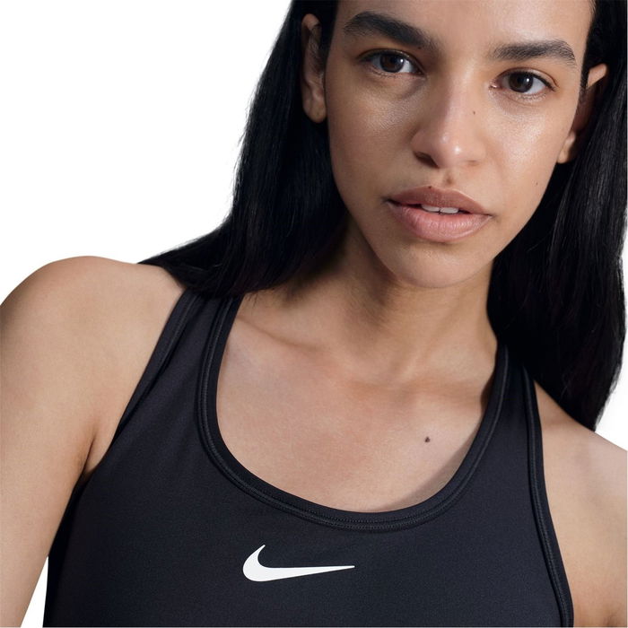 Swoosh Womens Medium Support 1 Piece Padded Sports Bra Womens