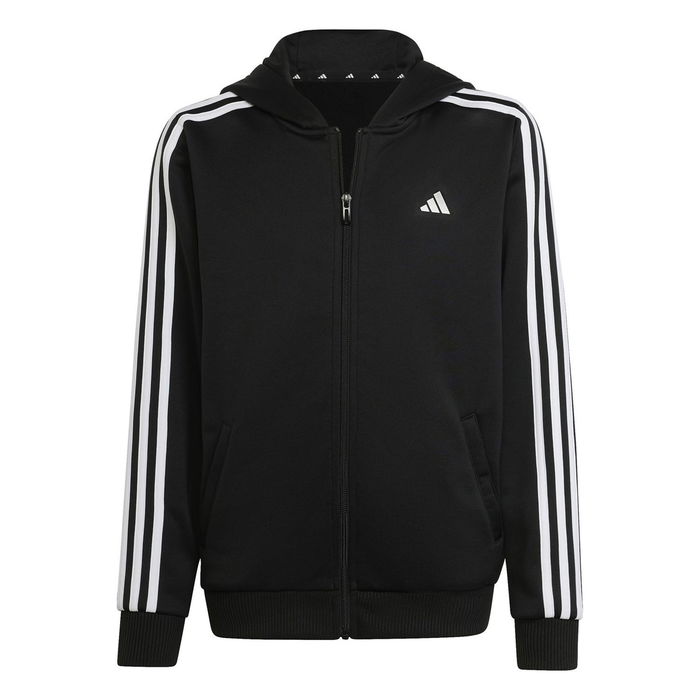 Train Essentials AEROREADY 3 Stripes Regular Fit Full Zip Hoodie