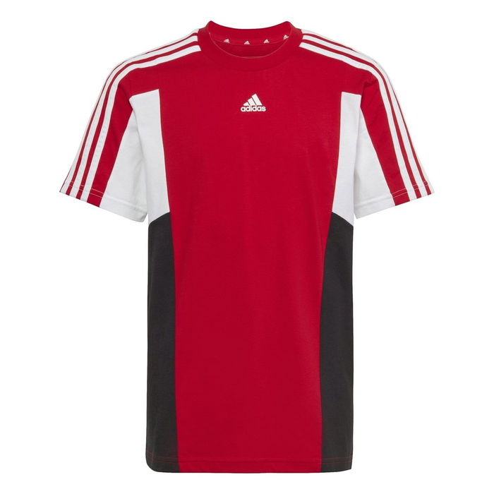 Colourblock 3 Stripes T Shirt Juniors