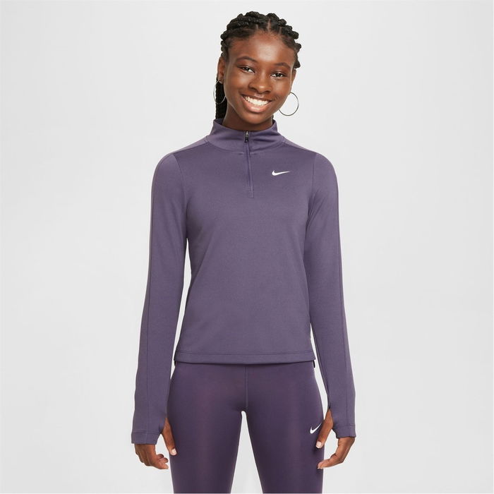 Older Girls DRI FIT Long Sleeve Half Zip