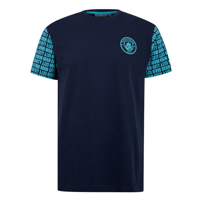 Manchester City Graphic T shirt Adults