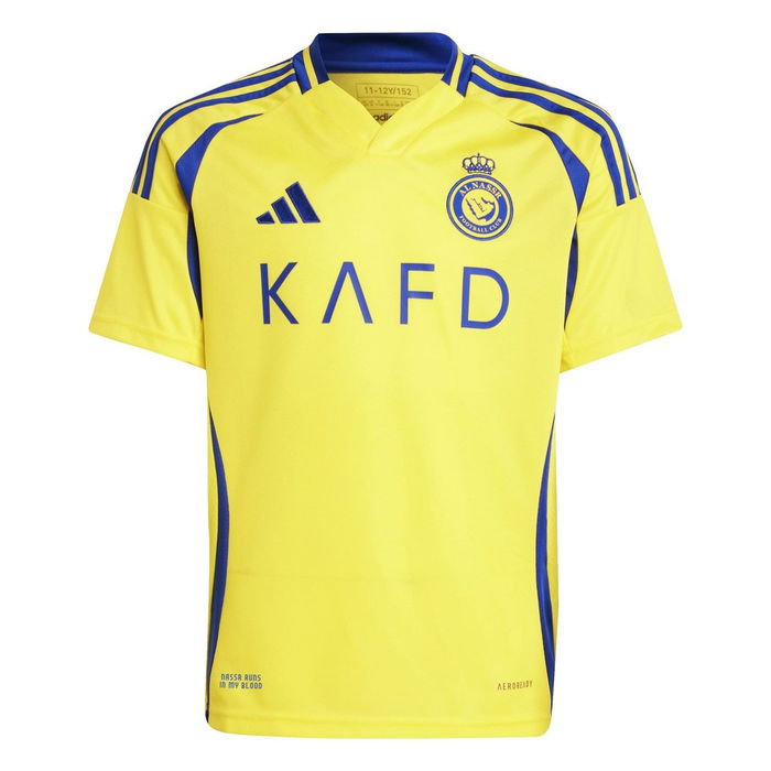 Al Nassr Ronaldo Home Shirt 2024 2025 Juniors