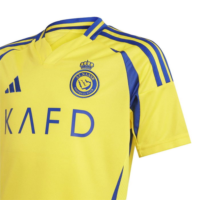 Al Nassr Ronaldo Home Shirt 2024 2025 Juniors