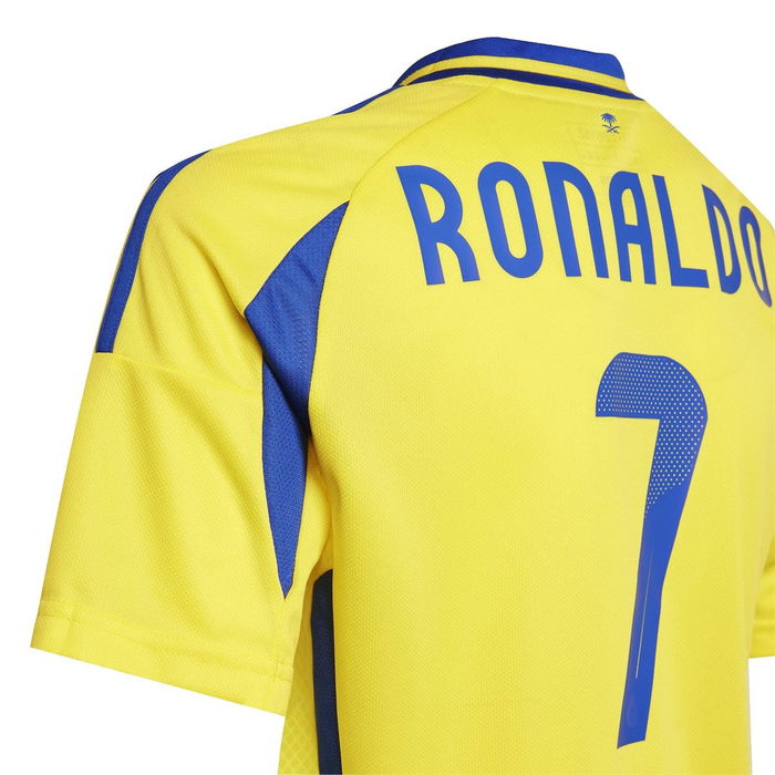 Al Nassr Ronaldo Home Shirt 2024 2025 Juniors