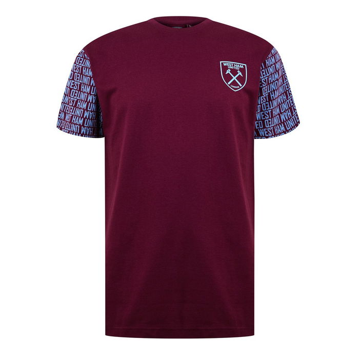 West Ham United Graphic T shirt Adults