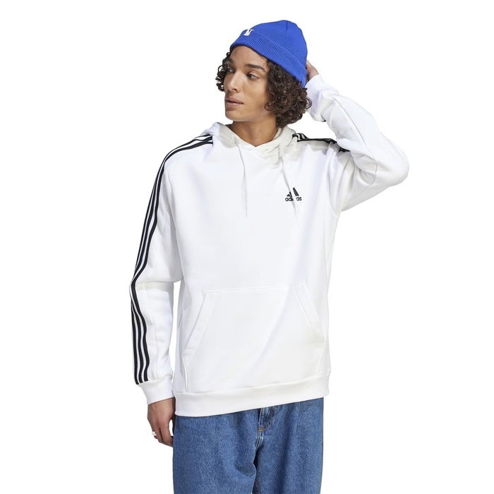 Fleece 3 Stripes Hoodie Mens