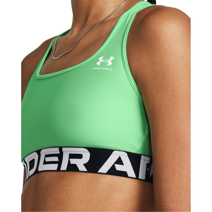 Armour HeatGear® Armour Mid Branded Sports Bra Women