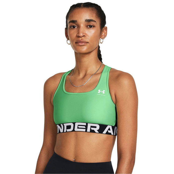 Armour HeatGear® Armour Mid Branded Sports Bra Women