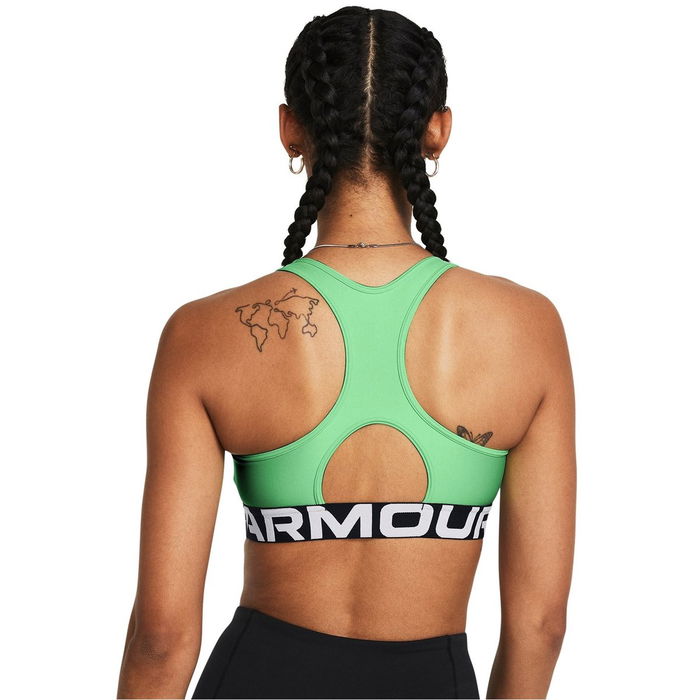 Armour HeatGear® Armour Mid Branded Sports Bra Women