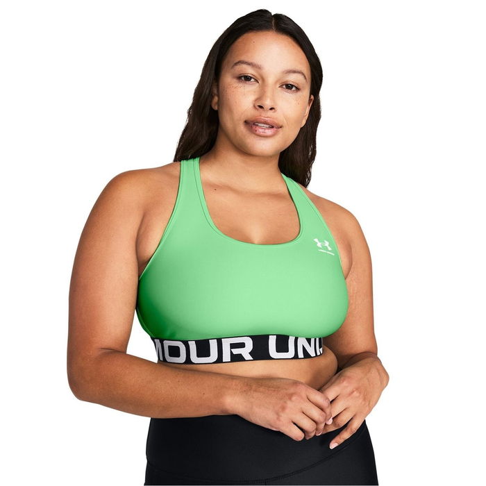 Armour HeatGear® Armour Mid Branded Sports Bra Women