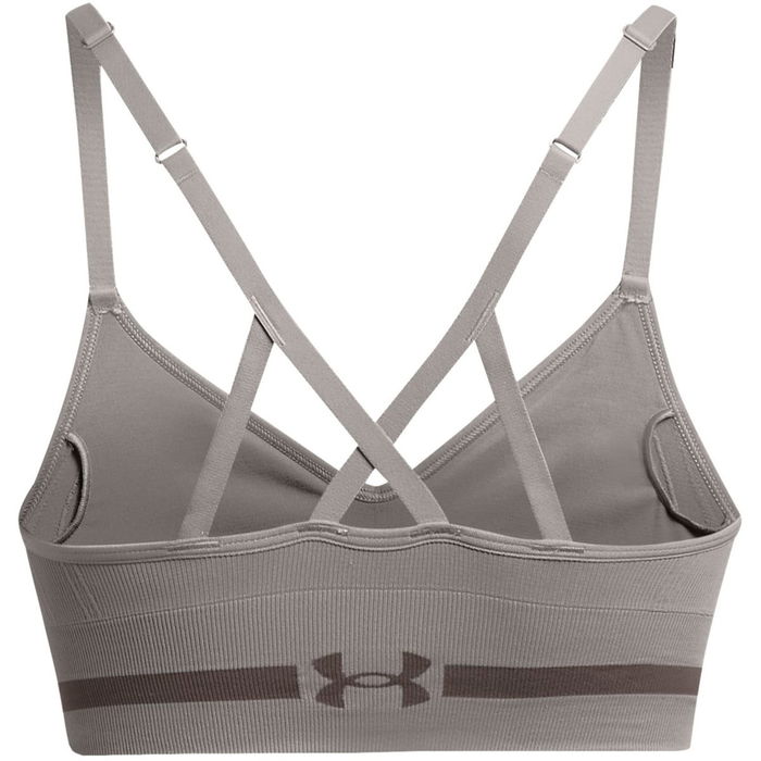 Seamless Low Impact Longline Sports Bra Womens