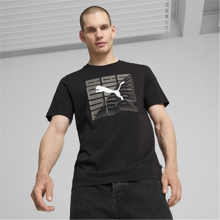 Graphics Wording T Shirt Mens