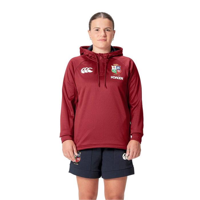 British and Irish Lions 2025 Quarter Zip Hoodie Womens