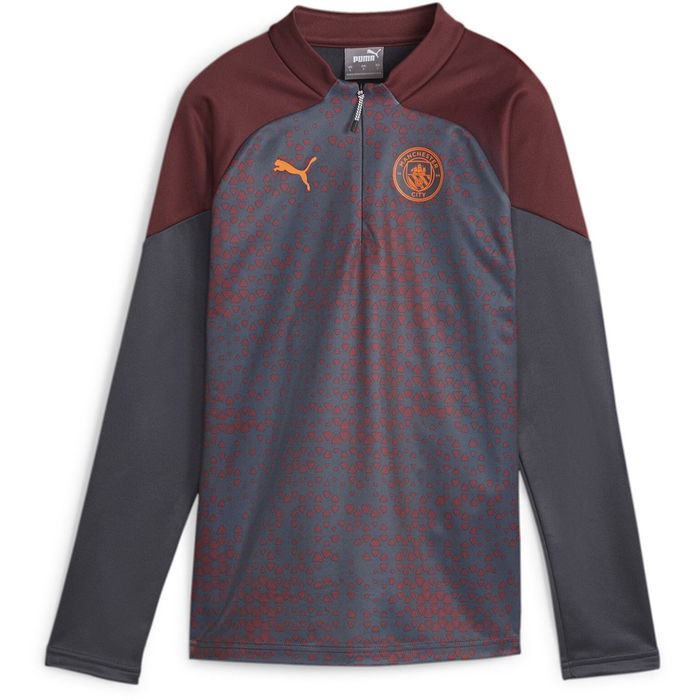 Manchester City Training Fleece Drill Top Womens