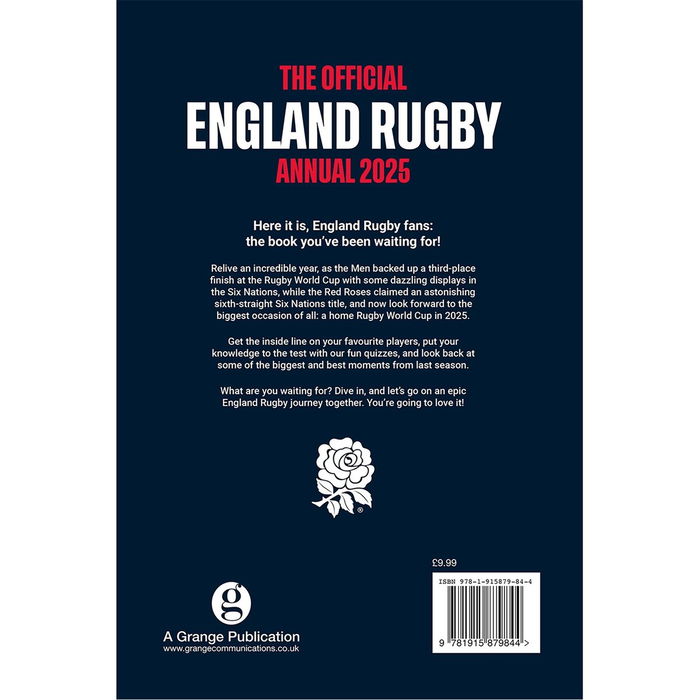 England Rugby 2025 Calendar