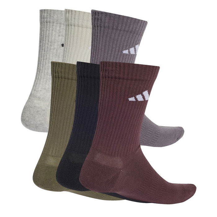 6 Pack Logo Crew Socks Adults