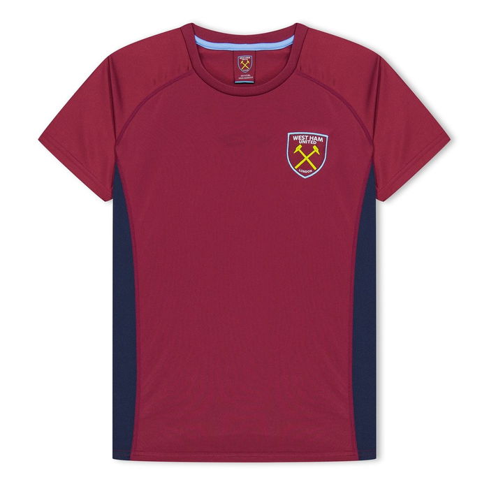 West Ham United Poly T shirt Juniors