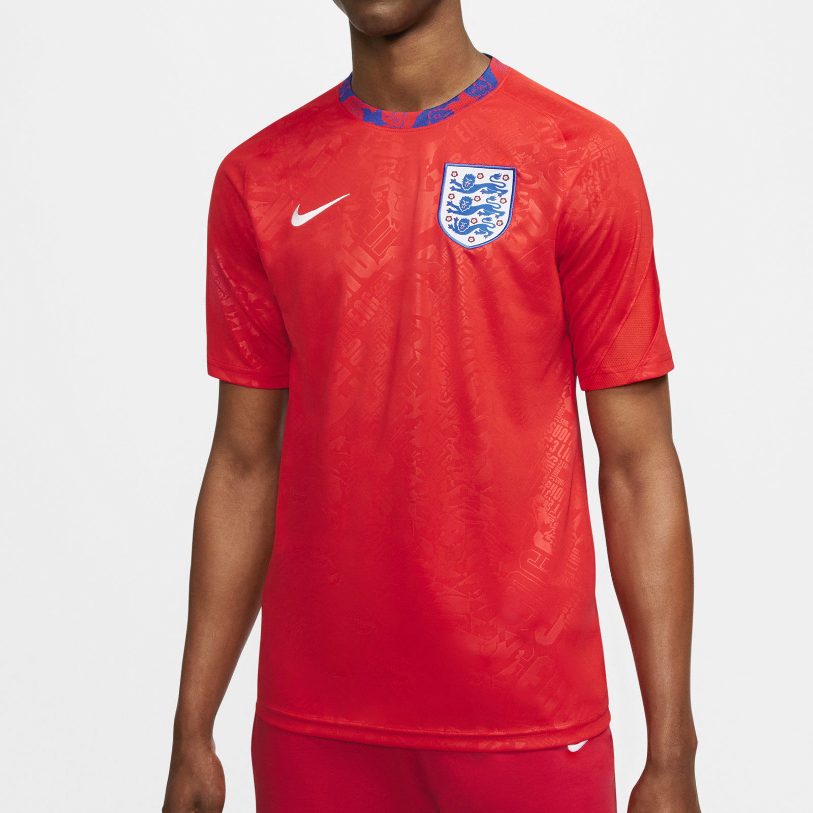 Nike england pre match shirt clearance mens