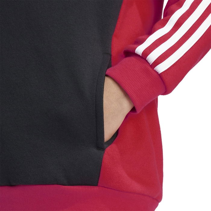 Tiberio 3 Stripes Colourblock Hoodie Juniors