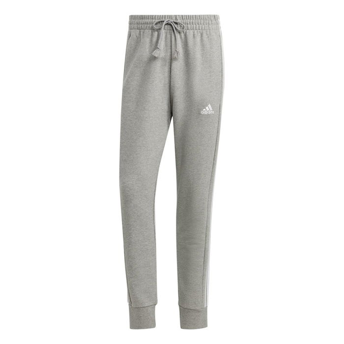 Essentials French Terry Tapered Cuff 3 Stripes Joggers Mens