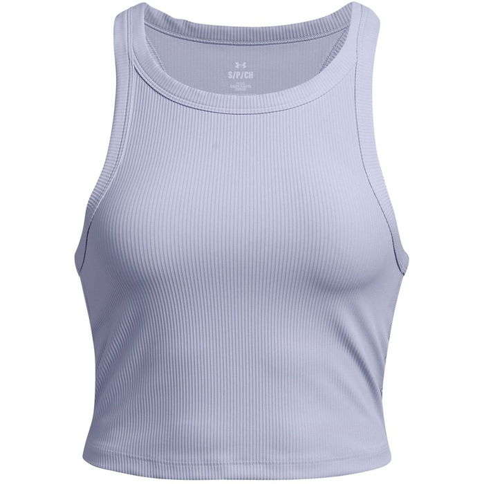 UA Meridian Rib Crop Tank Womens