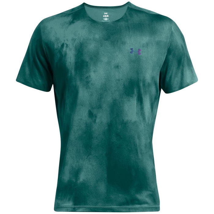 Armour Vanish Elite Vent Prtd Ss Gym Top Mens