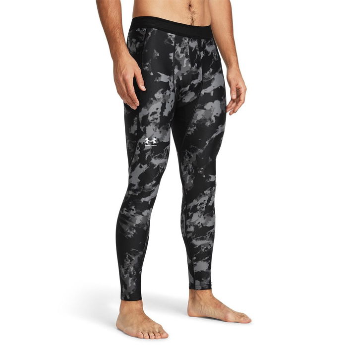 UA Heat Gear Isochill Printed Leggings Mens