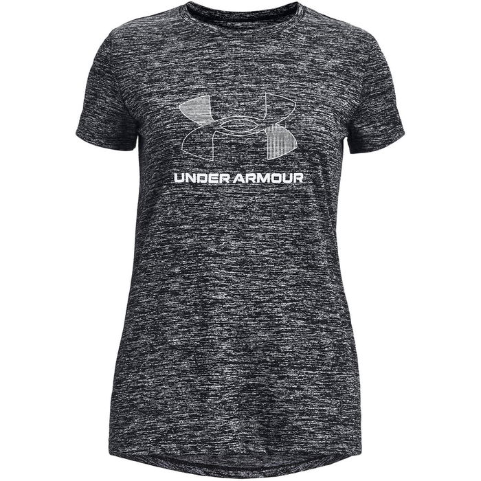 UA Tech Big Logo Twist Short Sleeve T Shirt Juniors