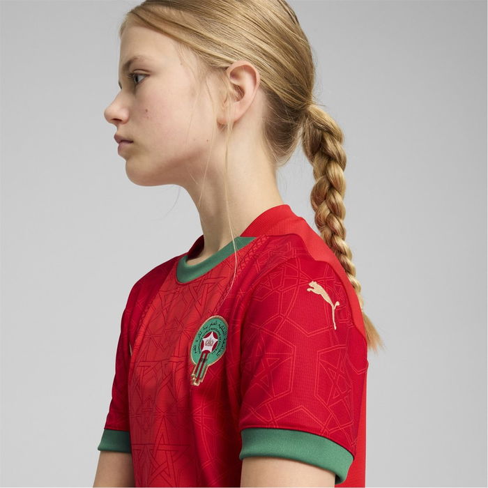 Morocco Home Shirt 2025 Juniors