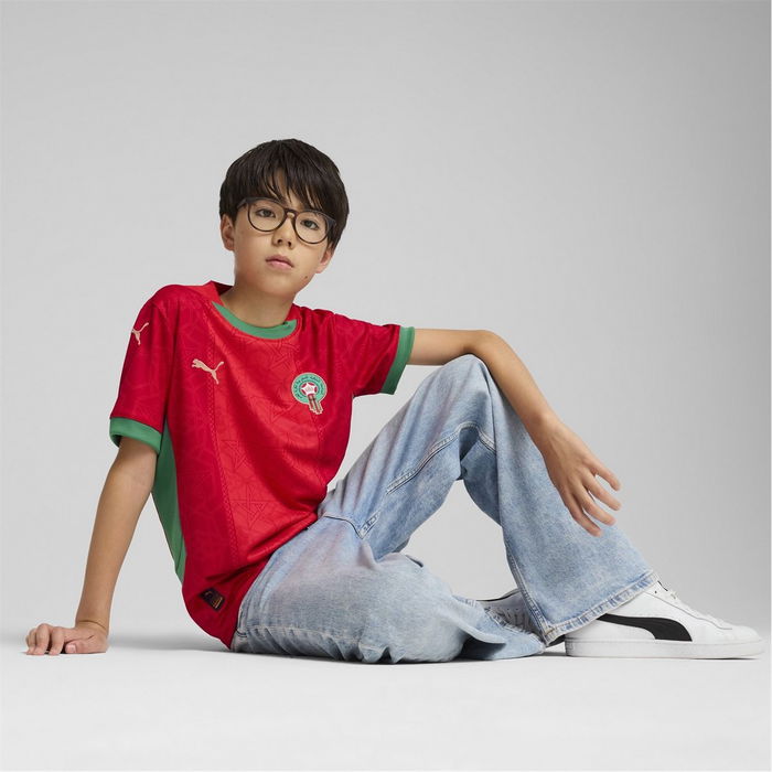 Morocco Home Shirt 2025 Juniors