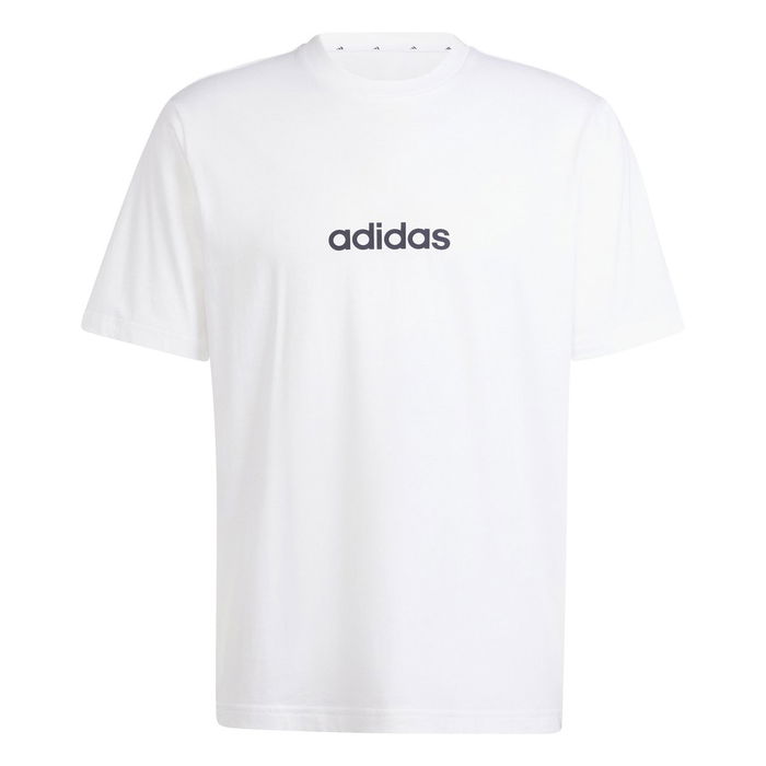 Essentials Single Jersey Linear Embroidered Logo T Shirt Mens