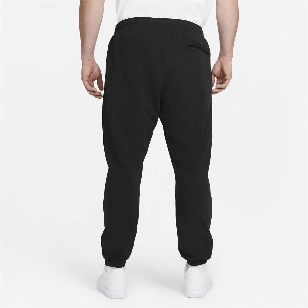 Nike club best sale fleece pants black