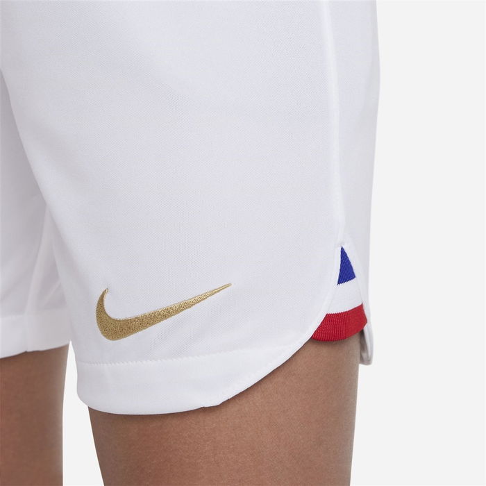 France Home Football Shorts 2022 2023 Juniors