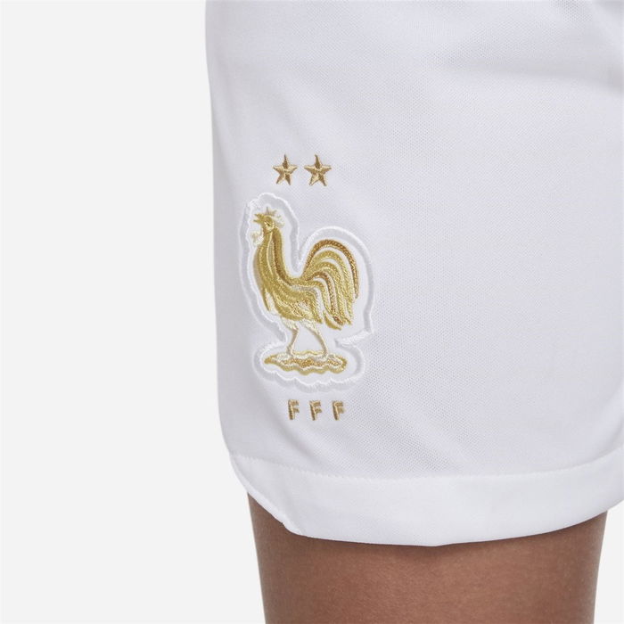 France Home Football Shorts 2022 2023 Juniors