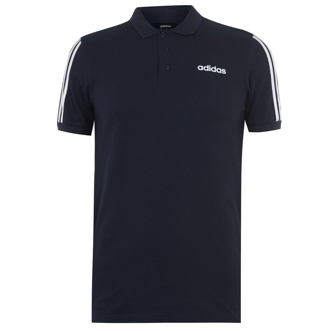 Adidas 3 stripes online polo