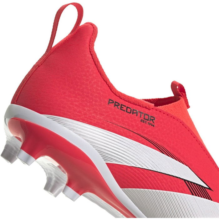 Predator League Childrens Laceless Firm Ground Football Boots 