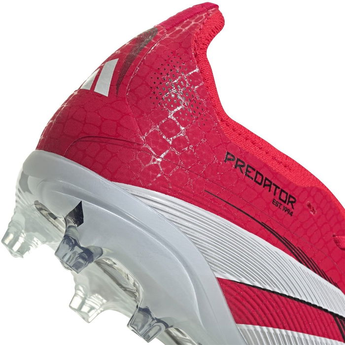 Predator Elite Fold Over Tongue Junior Firm Ground Football Boots