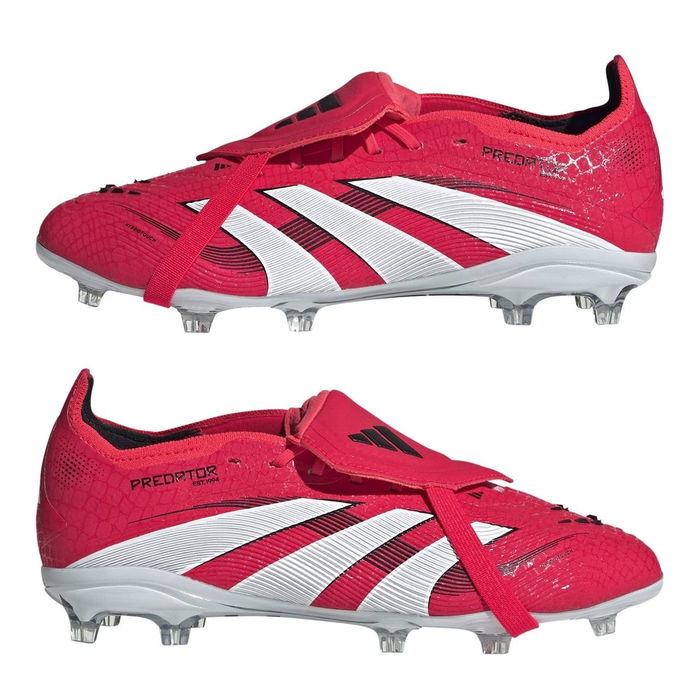 Predator Elite Fold Over Tongue Junior Firm Ground Football Boots