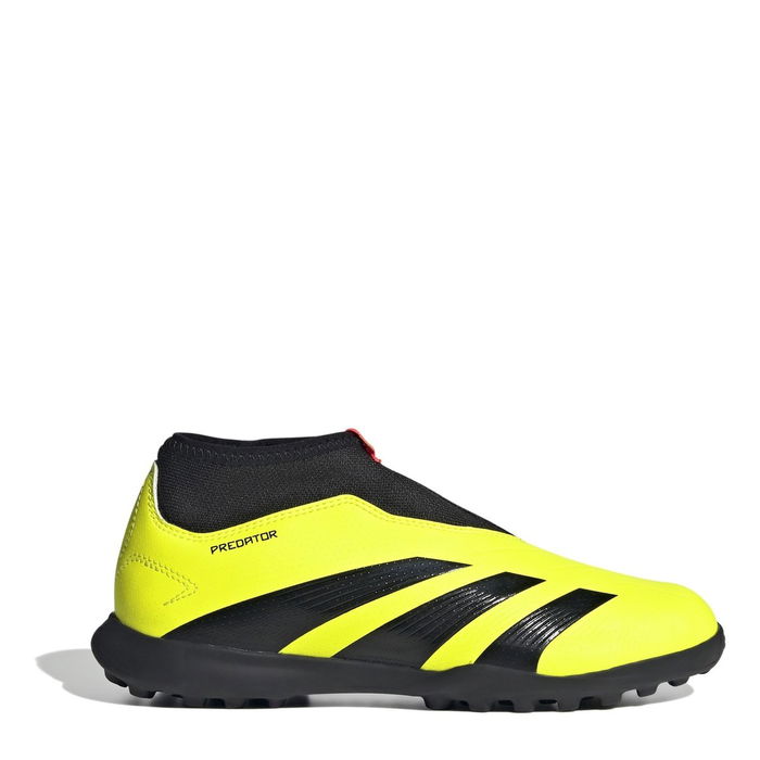 Predator League Laceless Juniors Astro Turf Football Boots 